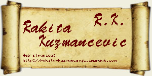 Rakita Kuzmančević vizit kartica